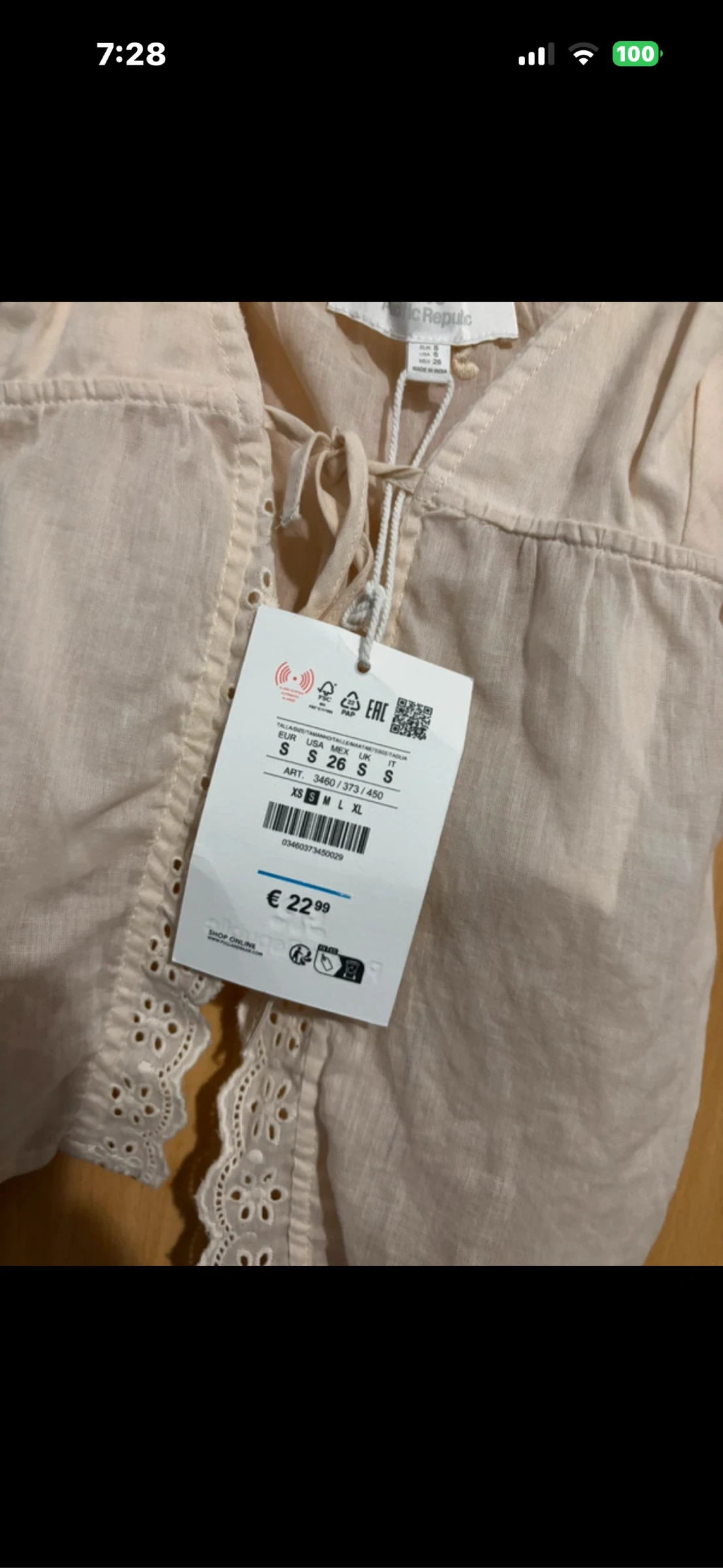 Haut lin neuf Pull&Bear – photo 3